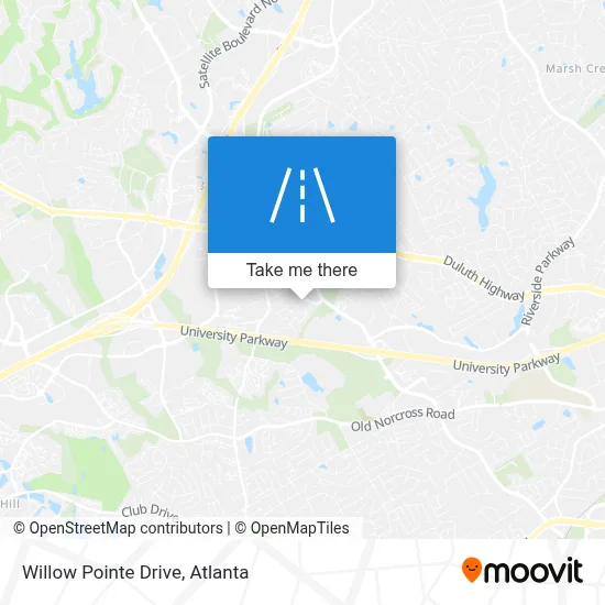 Willow Pointe Drive map