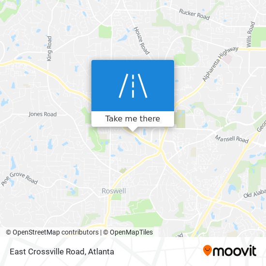 Mapa de East Crossville Road