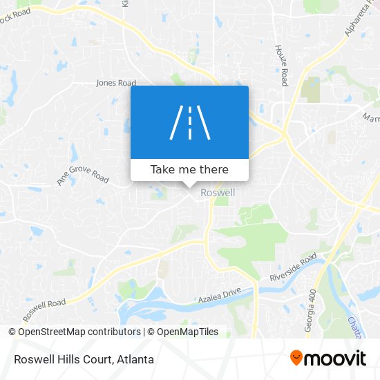 Roswell Hills Court map