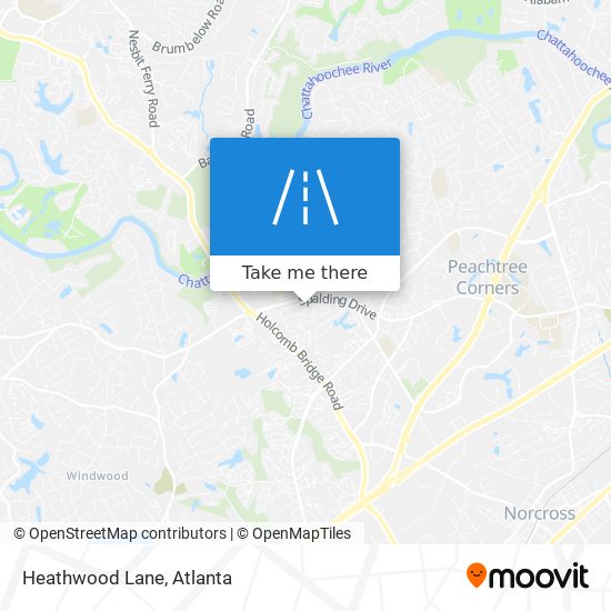 Mapa de Heathwood Lane