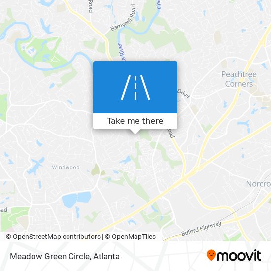 Meadow Green Circle map