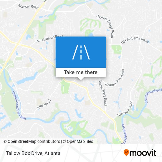 Tallow Box Drive map