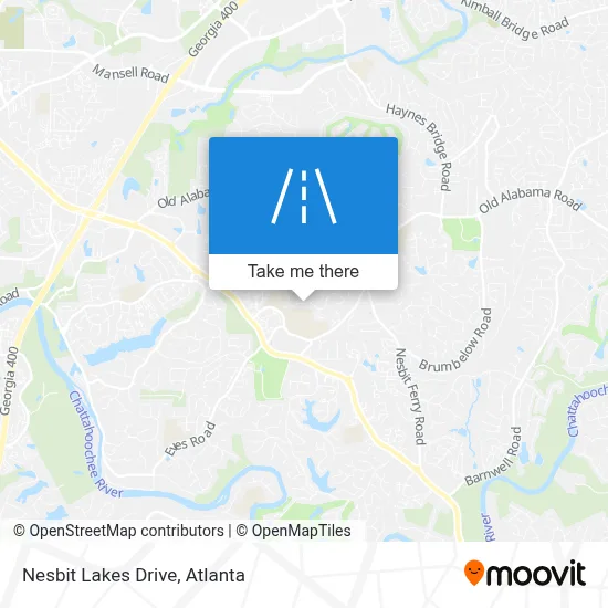 Nesbit Lakes Drive map