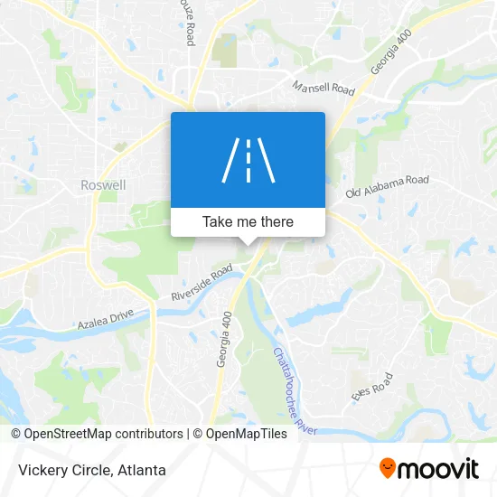 Vickery Circle map