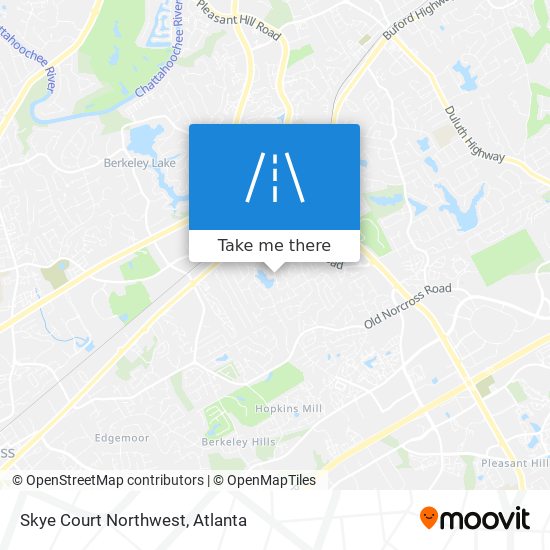 Mapa de Skye Court Northwest