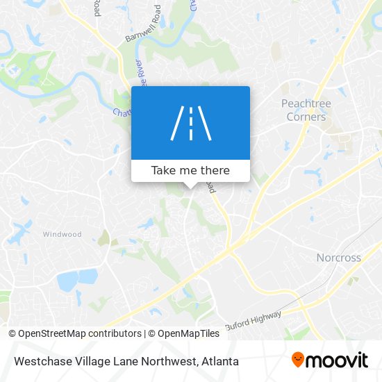 Westchase Village Lane Northwest map