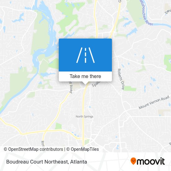 Boudreau Court Northeast map
