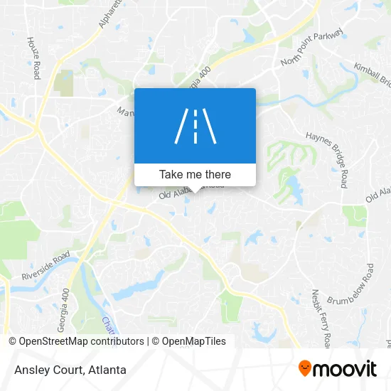 Ansley Court map