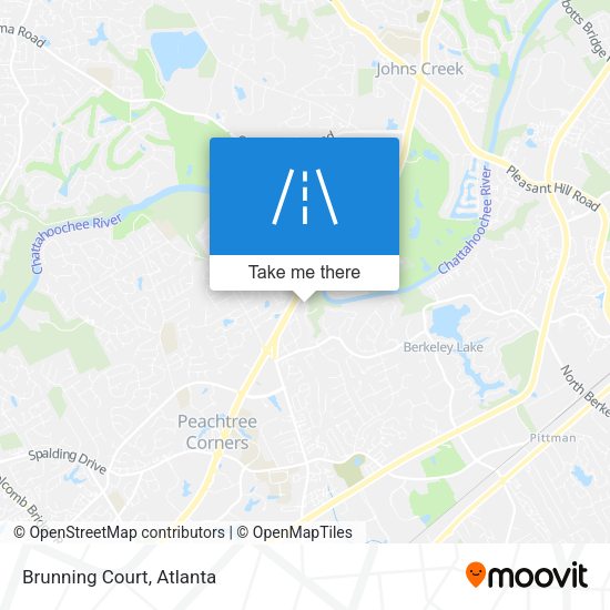 Mapa de Brunning Court