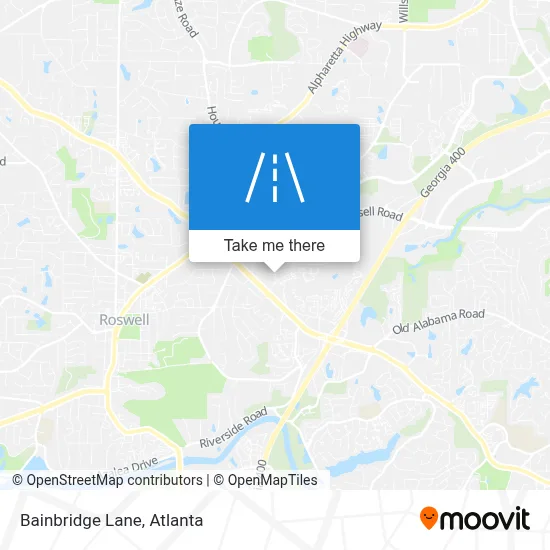 Bainbridge Lane map