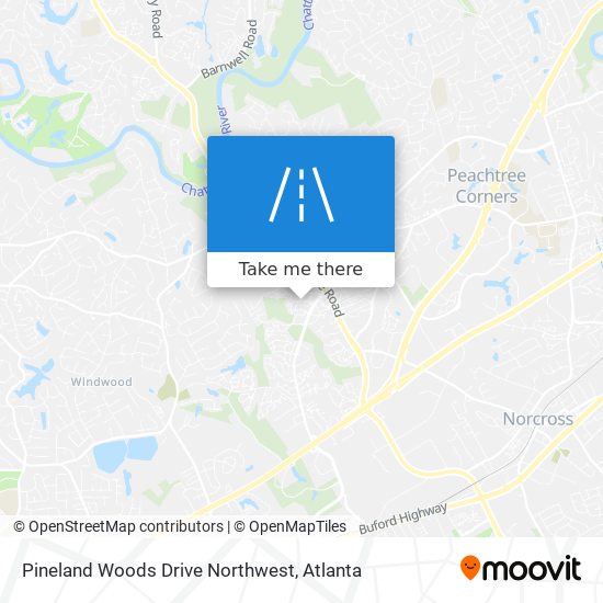 Mapa de Pineland Woods Drive Northwest