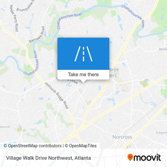 Village Walk Drive Northwest map