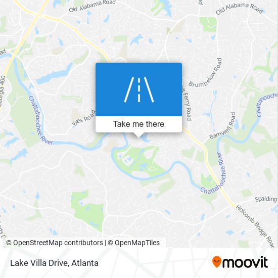 Mapa de Lake Villa Drive