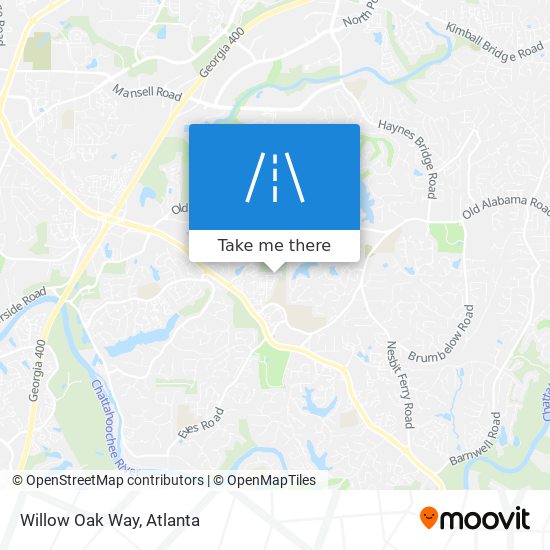 Mapa de Willow Oak Way