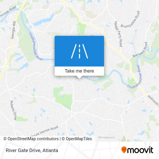 River Gate Drive map