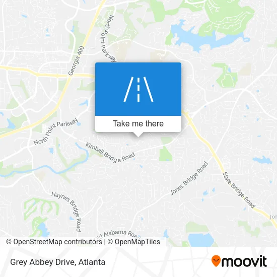 Grey Abbey Drive map
