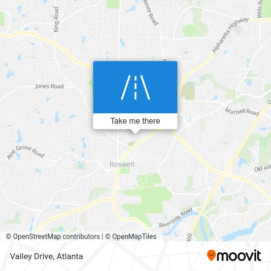 Valley Drive map