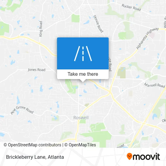 Brickleberry Lane map