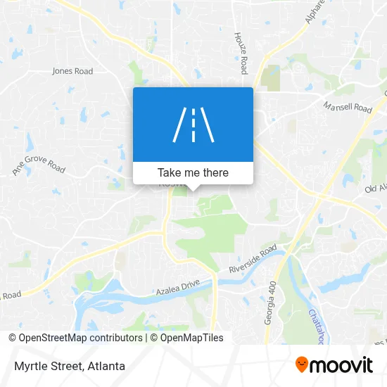 Myrtle Street map