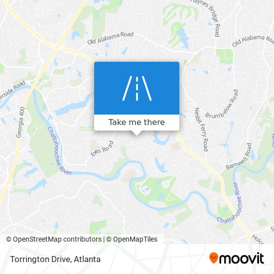 Torrington Drive map