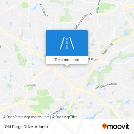 Old Forge Drive map