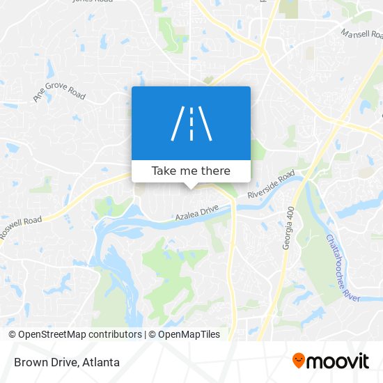 Mapa de Brown Drive