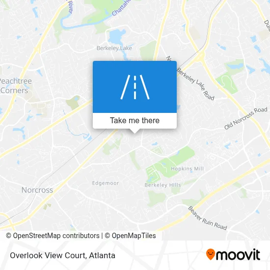 Overlook View Court map