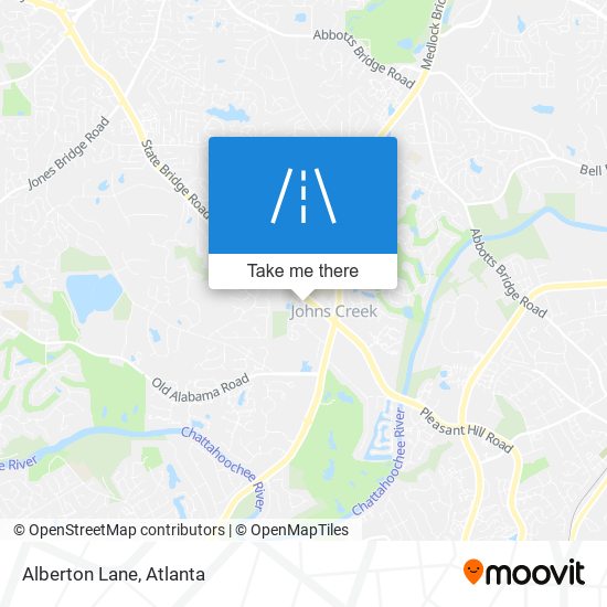 Alberton Lane map