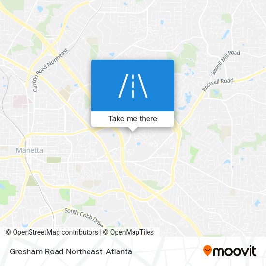 Mapa de Gresham Road Northeast
