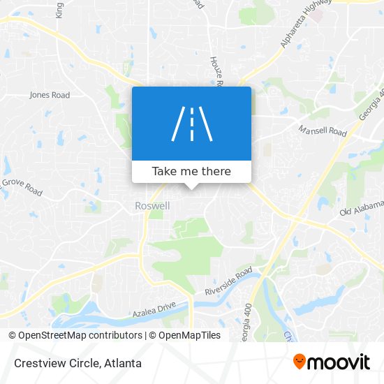 Mapa de Crestview Circle