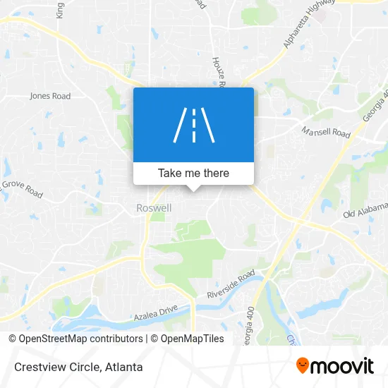 Crestview Circle map