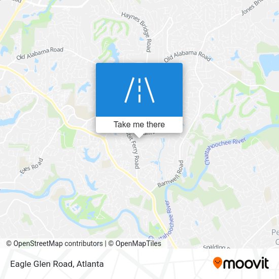 Eagle Glen Road map