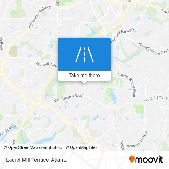 Laurel Mill Terrace map