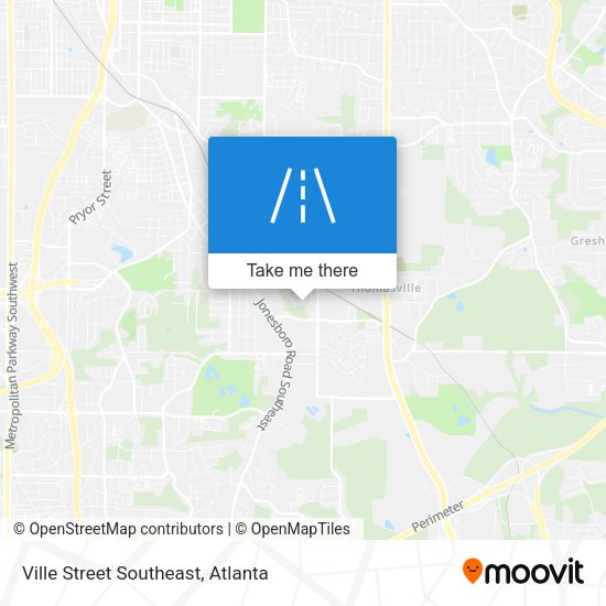 Ville Street Southeast map