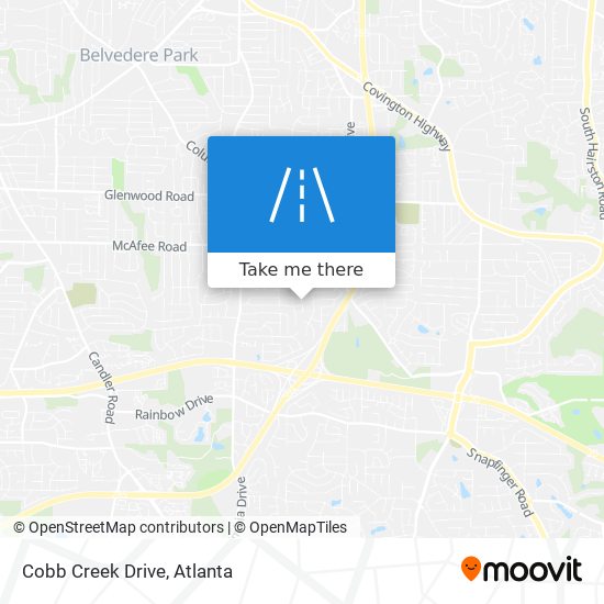 Mapa de Cobb Creek Drive