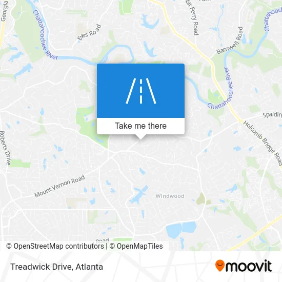 Treadwick Drive map