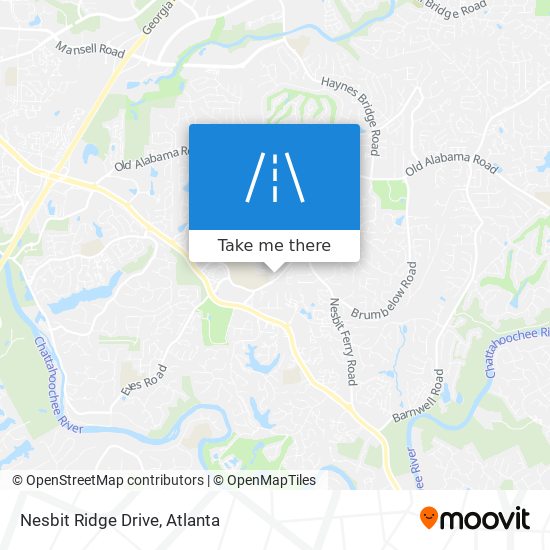 Mapa de Nesbit Ridge Drive