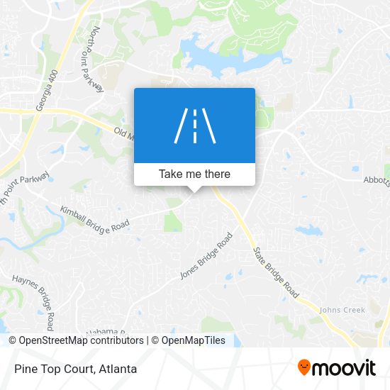 Mapa de Pine Top Court