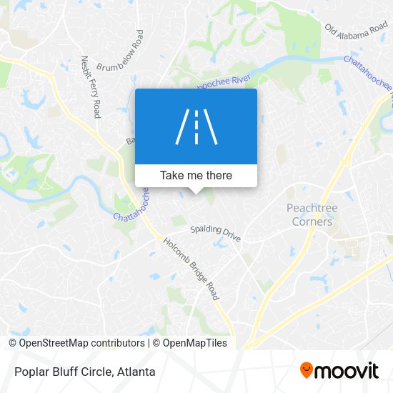 Poplar Bluff Circle map