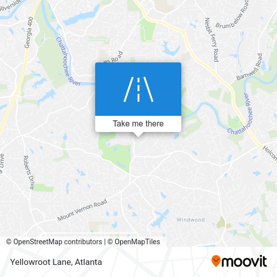 Mapa de Yellowroot Lane