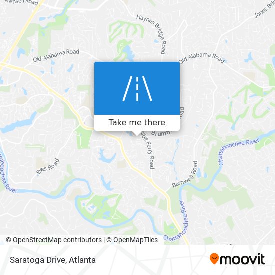 Mapa de Saratoga Drive