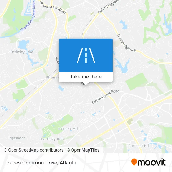 Paces Common Drive map