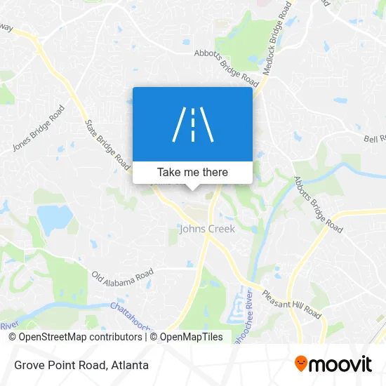 Grove Point Road map