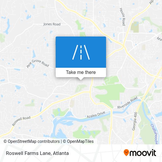 Mapa de Roswell Farms Lane