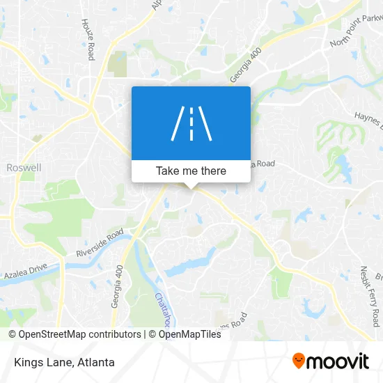 Kings Lane map
