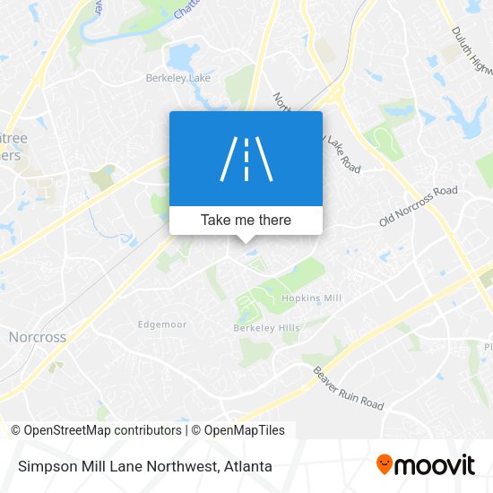 Mapa de Simpson Mill Lane Northwest
