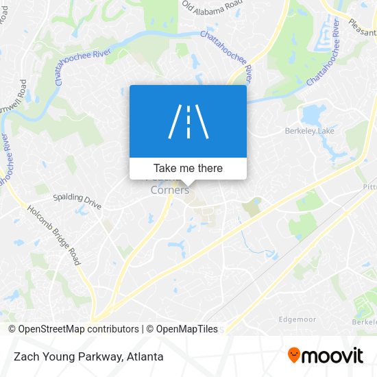 Mapa de Zach Young Parkway