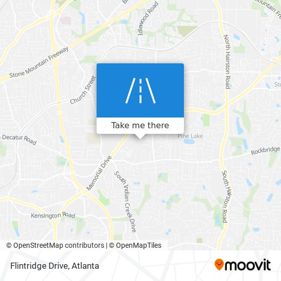 Flintridge Drive map