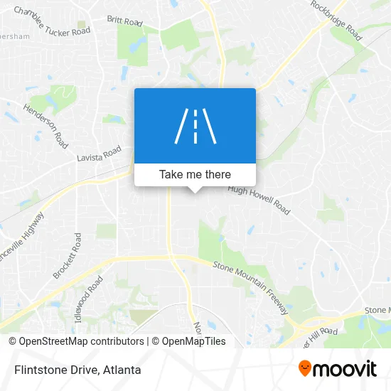 Flintstone Drive map