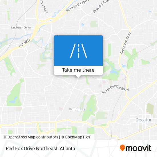 Mapa de Red Fox Drive Northeast